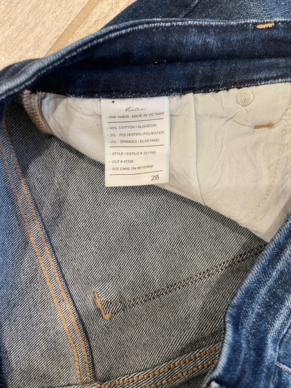 KanCan Dark Wash Boyfriend Jeans - Picture 3 of 6